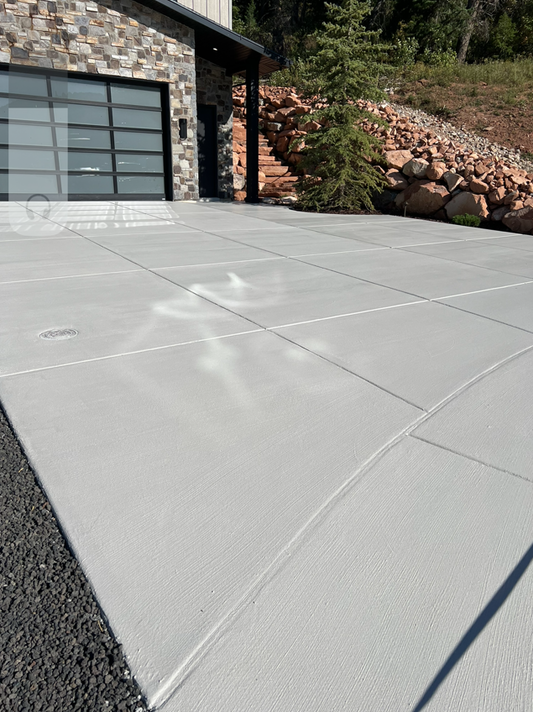 Concrete driveway repair & Overlay