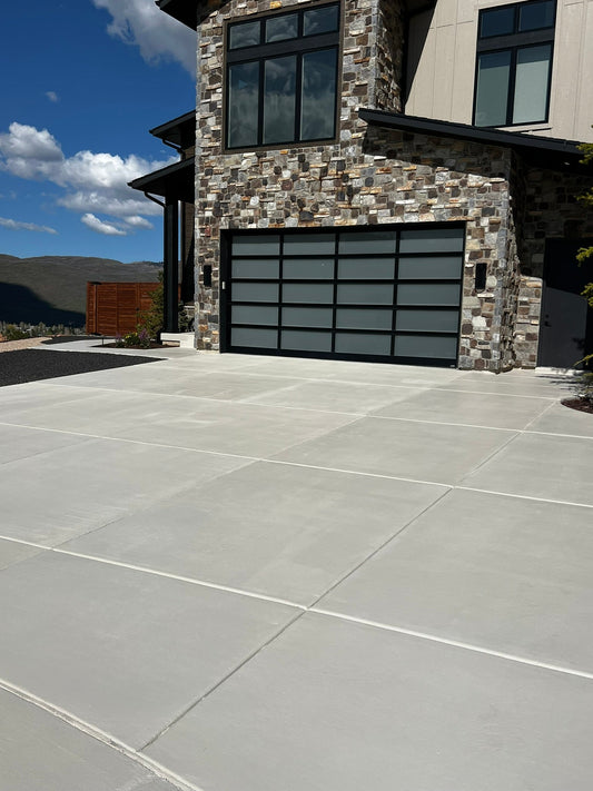 Concrete driveway repair & Overlay